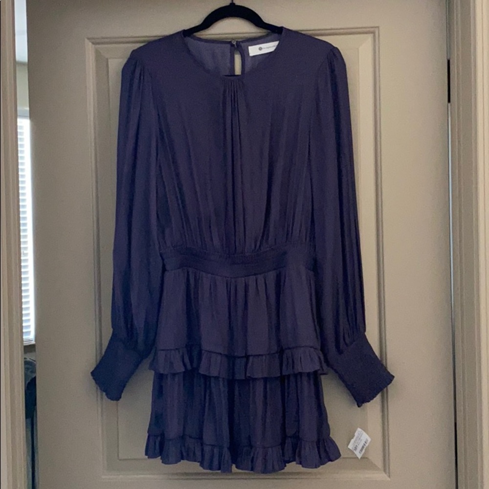 Long sleeve ruffle dress